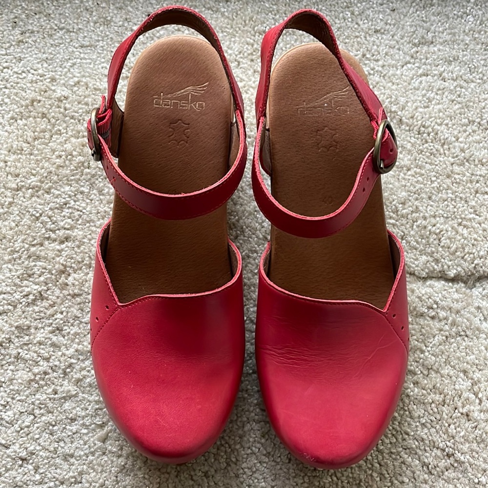Dansko Maudie Full Grain Leather Clogs